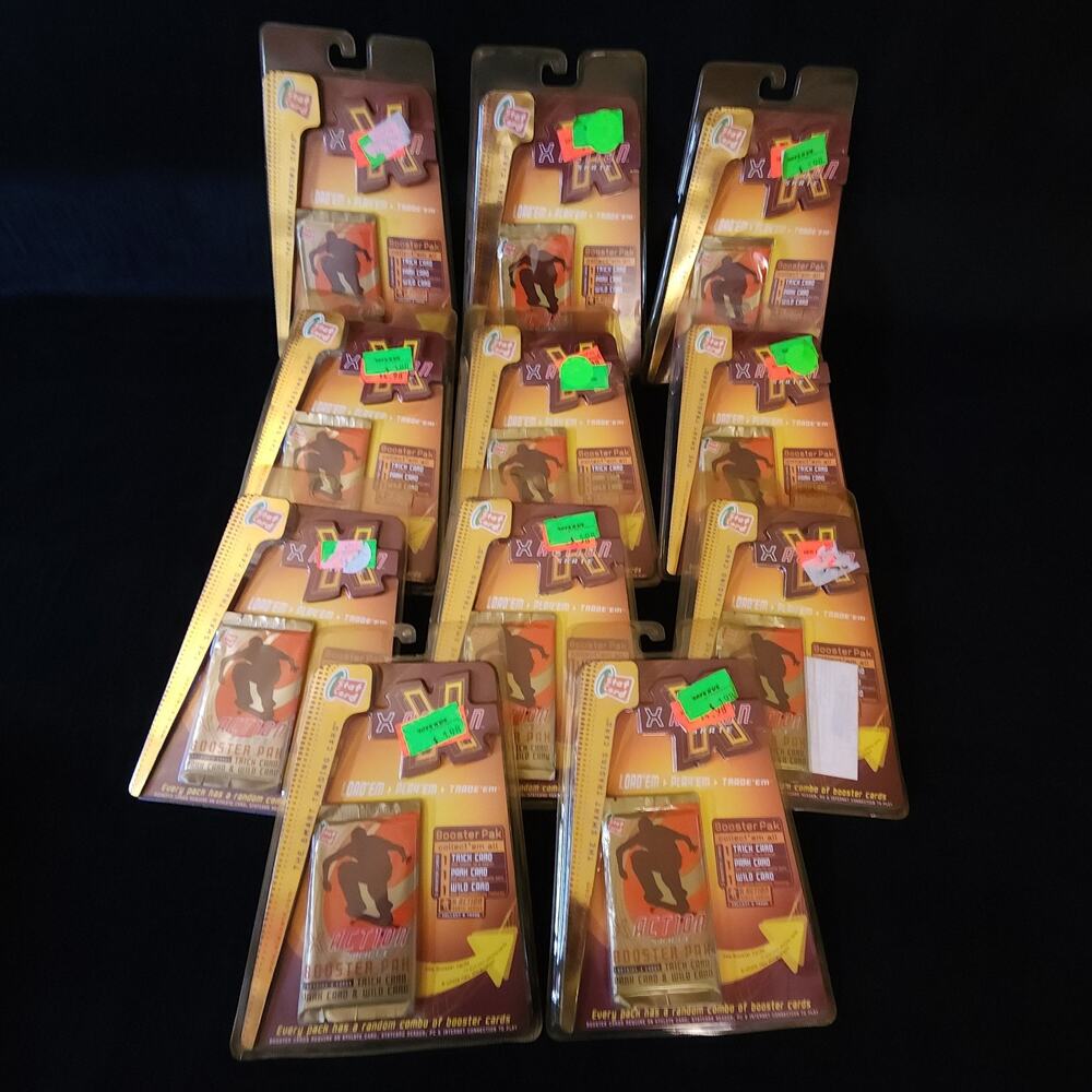 Stat Card X Action Skate Booster 11 Packs Sealed Rare Skateboarding Cards 2001